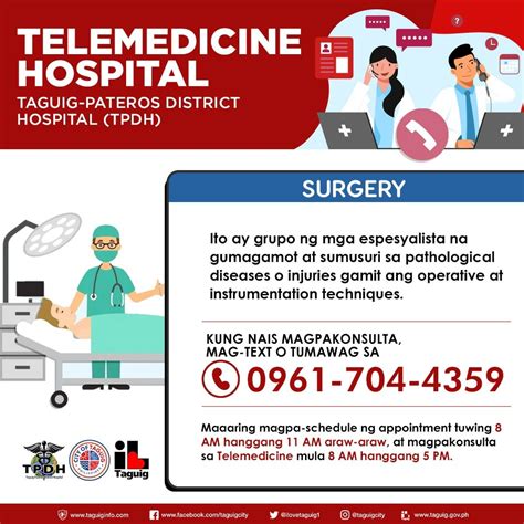 TAGUIG TELEMEDICINE HOSPITAL .